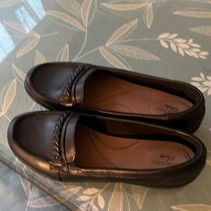 Clarks shoes, black, size 9, very good condition